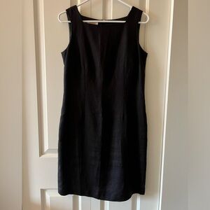 Black Talbots linen shift dress